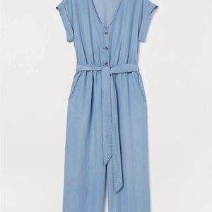 H&M light chambray jumpsuit